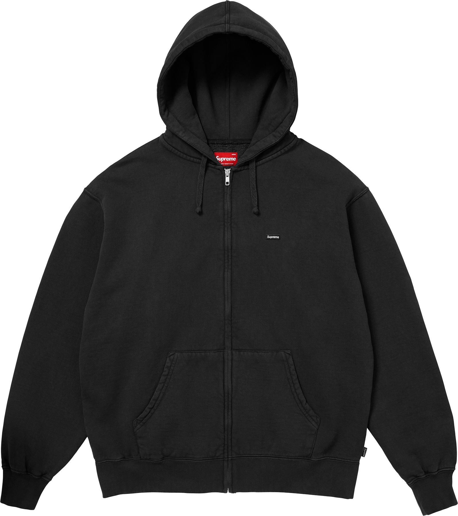 Small Box Zip Up Hooded Sweatshirt view 7